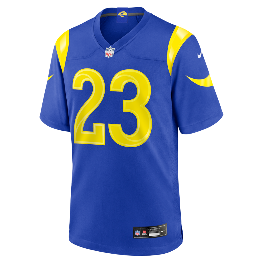 Kyren Williams Los Angeles Rams Nike Team Game Player Jersey - Royal thumbnail 3