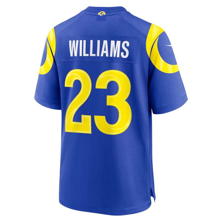 Kyren Williams Los Angeles Rams Nike Team Game Player Jersey - Royal thumbnail 4