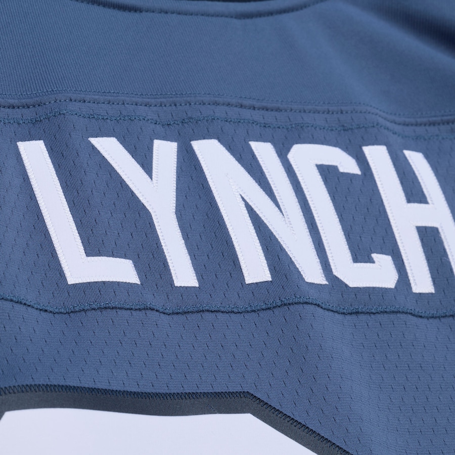 Marshawn Lynch Seattle Seahawks Mitchell & Ness 2010 Legacy Throwback Replica Jersey - Blue thumbnail 8