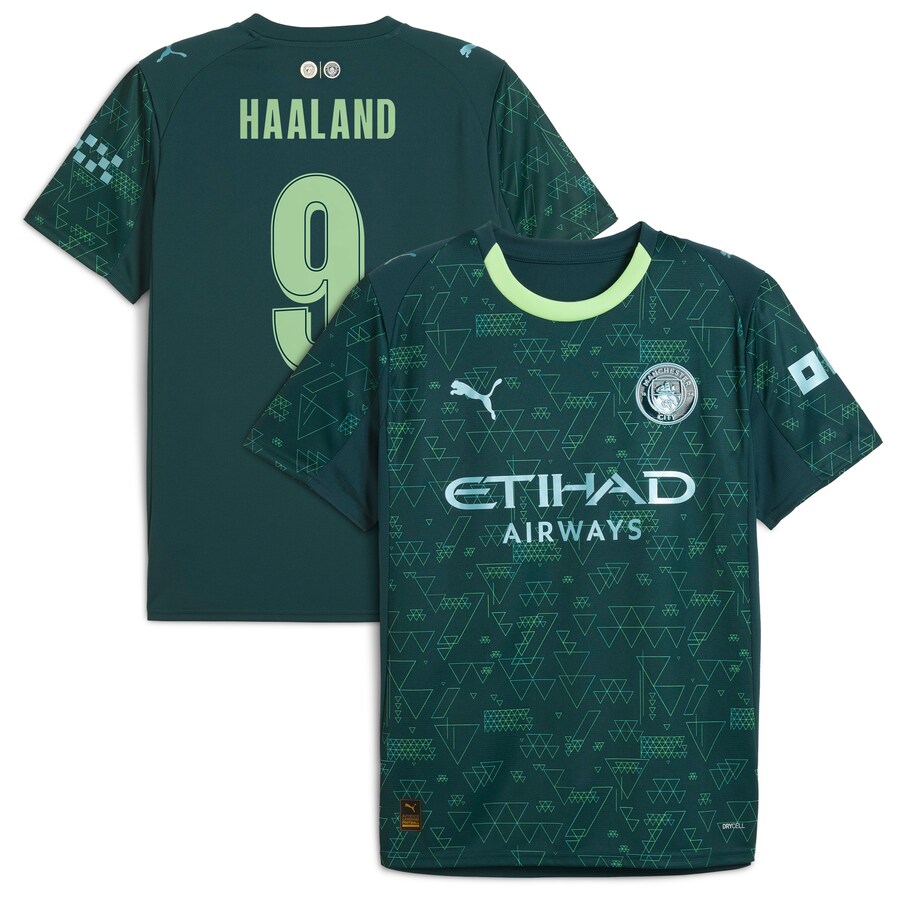 Erling Haaland Manchester City Puma x EA SPORTS FC 2025/26 Fourth Jersey - Green thumbnail 1