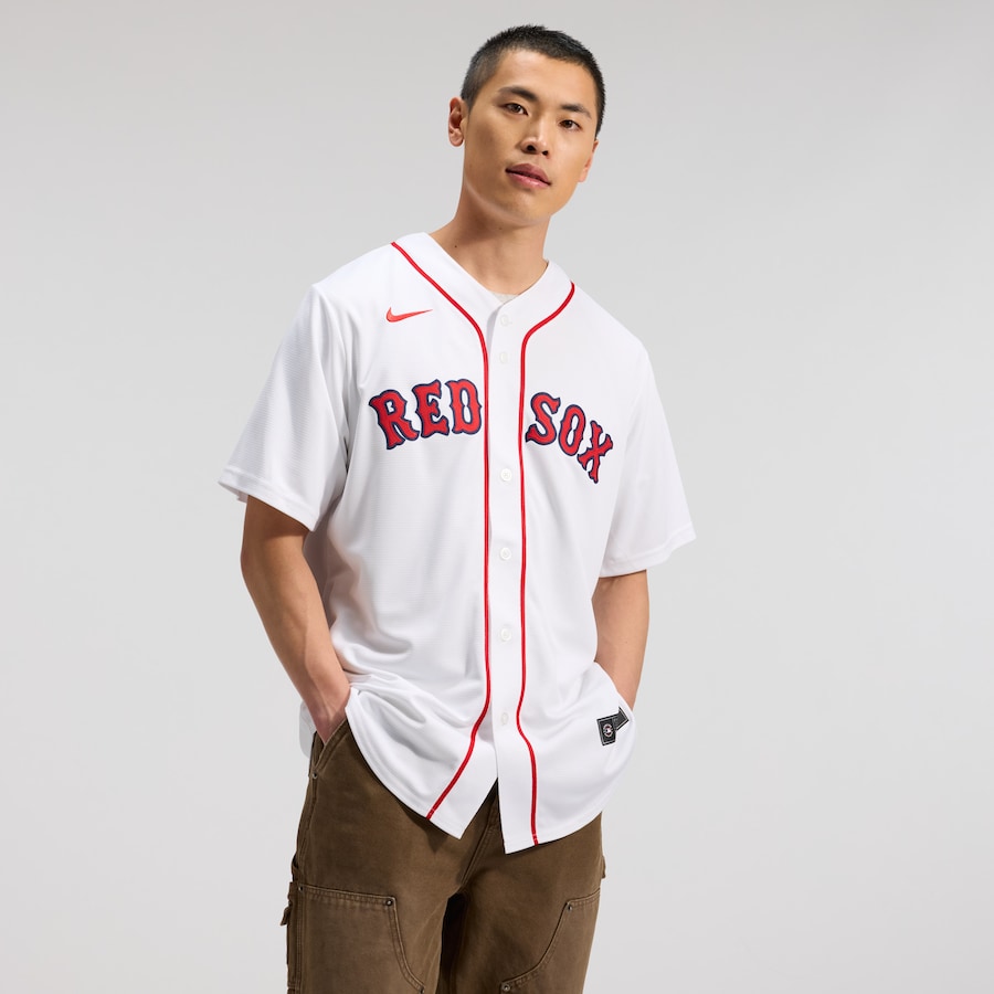 Roman Anthony Boston Red Sox Nike Home Replica Jersey - White thumbnail 3