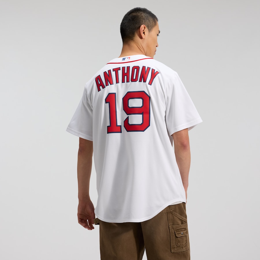 Roman Anthony Boston Red Sox Nike Home Replica Jersey - White thumbnail 4