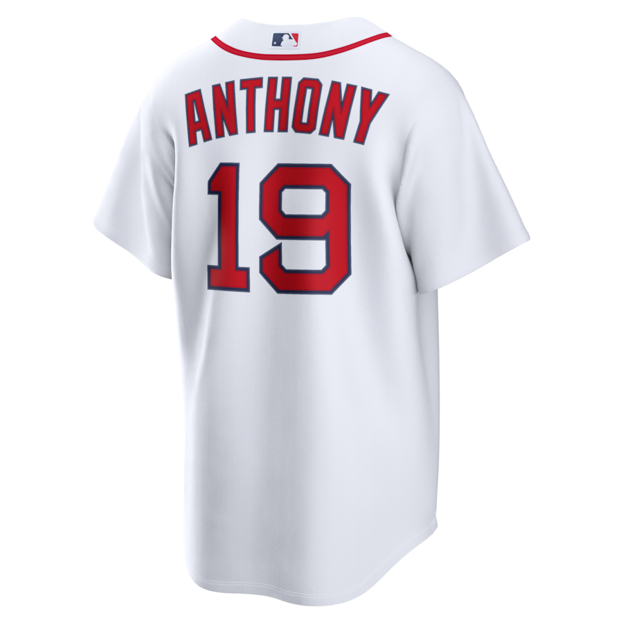 Roman Anthony Boston Red Sox Nike Home Replica Jersey - White thumbnail 8