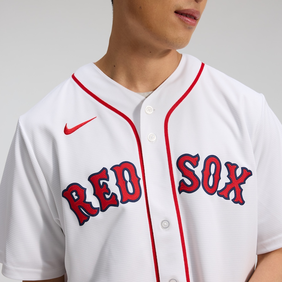 Roman Anthony Boston Red Sox Nike Home Replica Jersey - White thumbnail 10