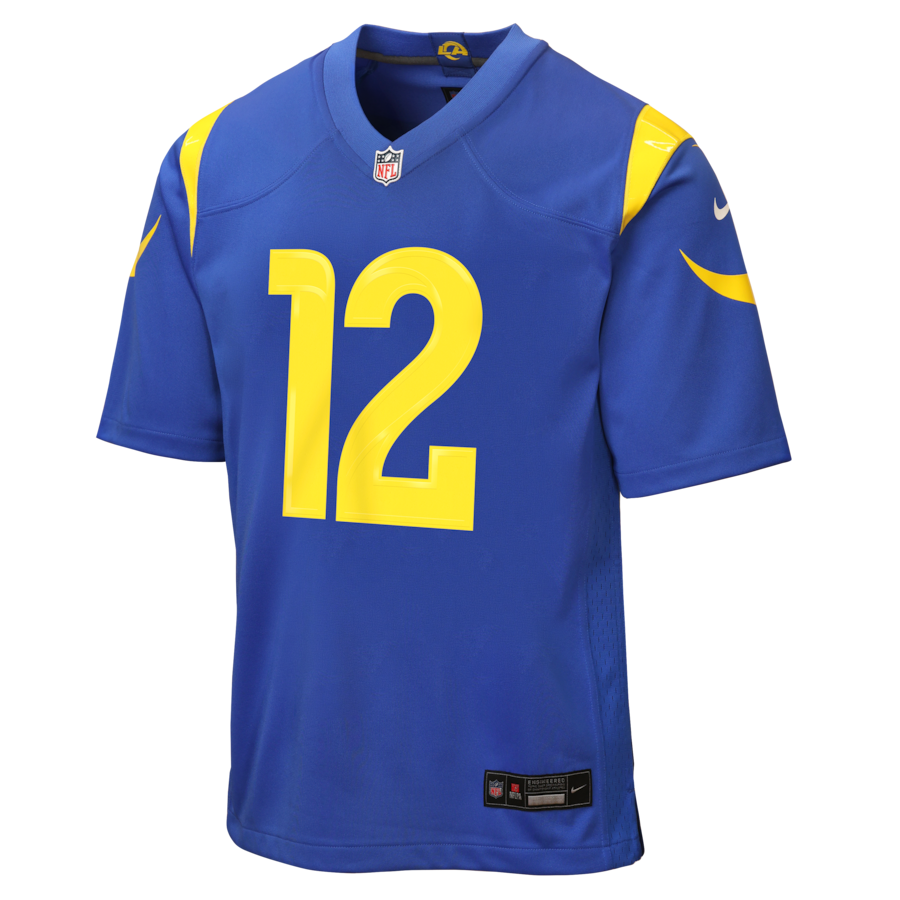 Puka Nacua Los Angeles Rams Nike Youth Game Jersey - Royal thumbnail 3