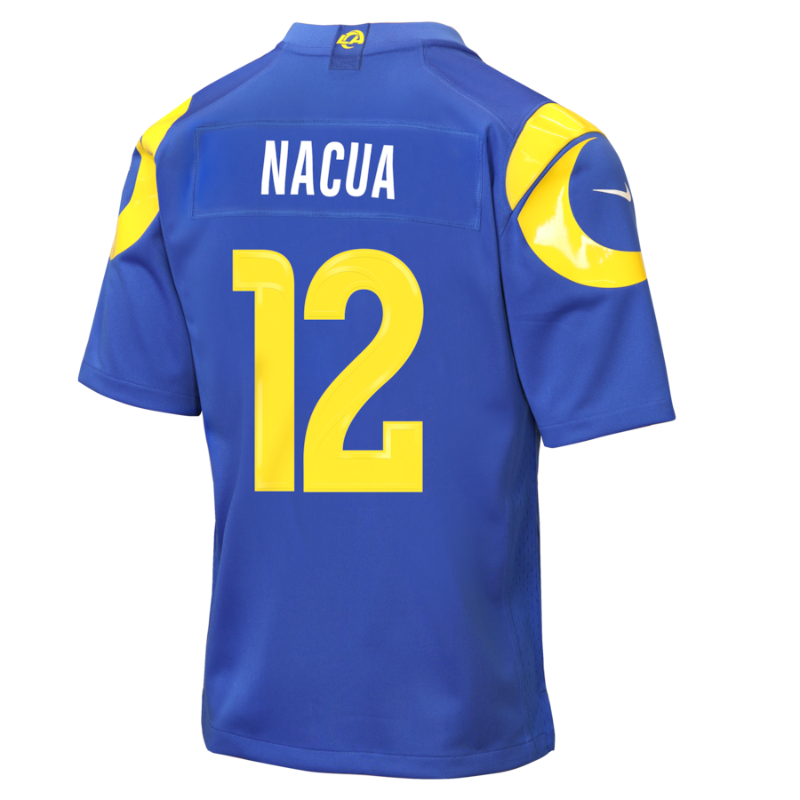 Puka Nacua Los Angeles Rams Nike Youth Game Jersey - Royal thumbnail 4