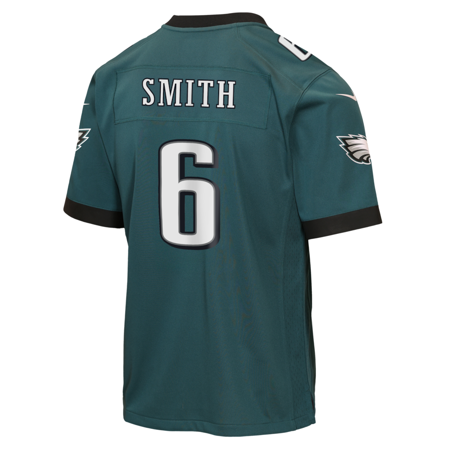 DeVonta Smith Philadelphia Eagles Nike Youth Team Game Jersey - Midnight Green thumbnail 4