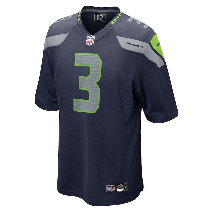 Nick Emmanwori Seattle Seahawks Nike Team Game Jersey -  College Navy thumbnail 3
