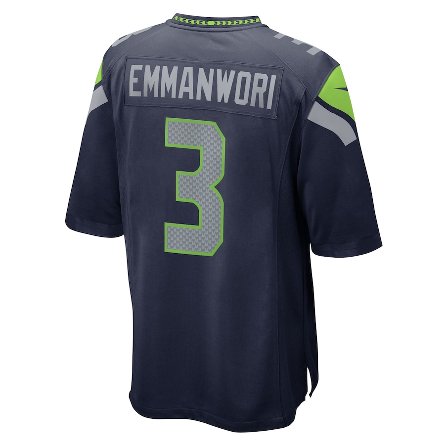 Nick Emmanwori Seattle Seahawks Nike Team Game Jersey -  College Navy thumbnail 4