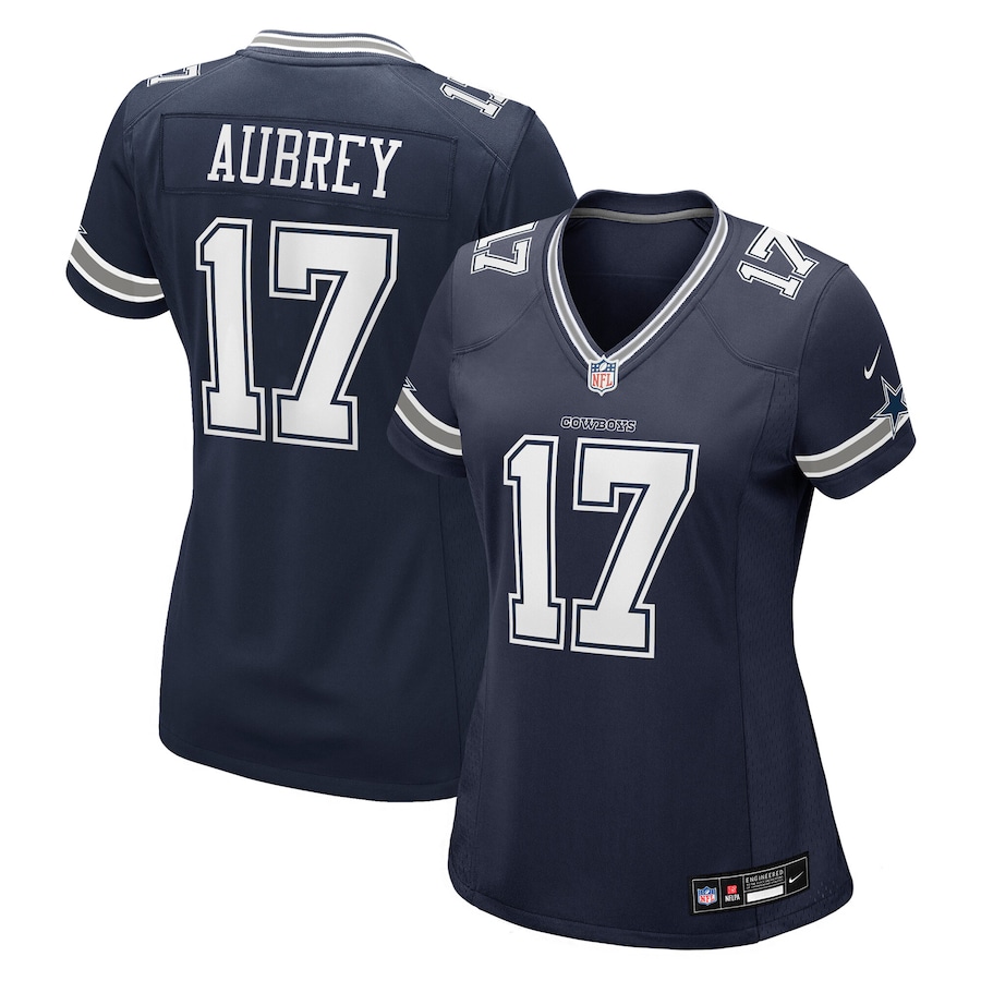 Brandon Aubrey Dallas Cowboys Nike Women's Team Game Jersey - Navy thumbnail 2