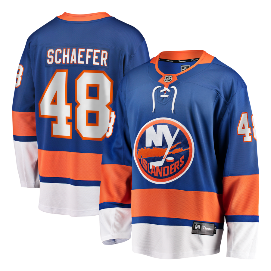 Matthew Schaefer New York Islanders Fanatics Home Breakaway Player Jerseys - Royal thumbnail 2