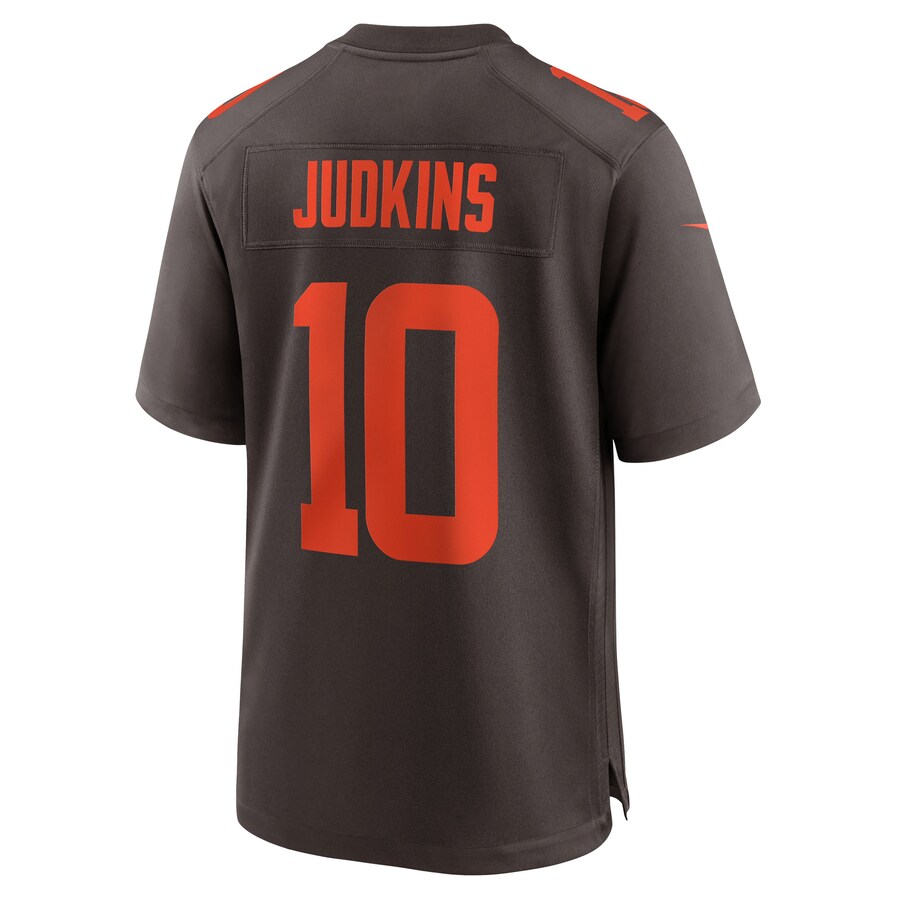 Quinshon Judkins Cleveland Browns Nike Alpha Dawg Game Jersey - Brown thumbnail 4