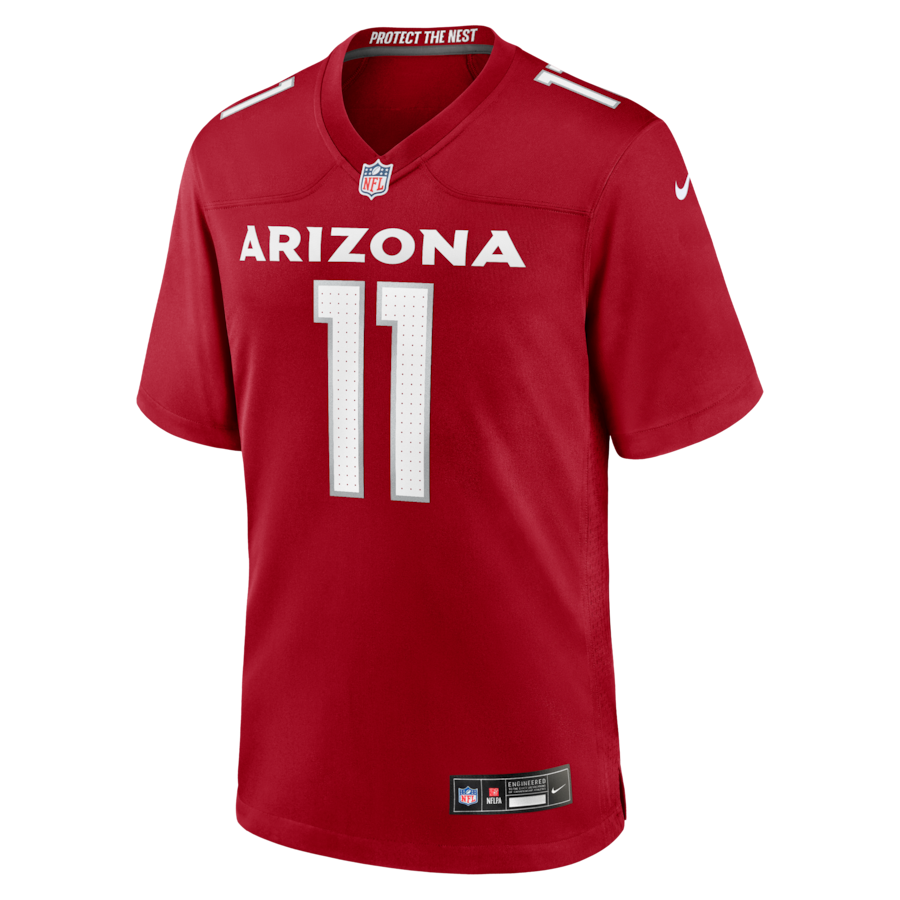 Larry Fitzgerald Arizona Cardinals Nike Team Retired Game Jersey -  Cardinal thumbnail 3