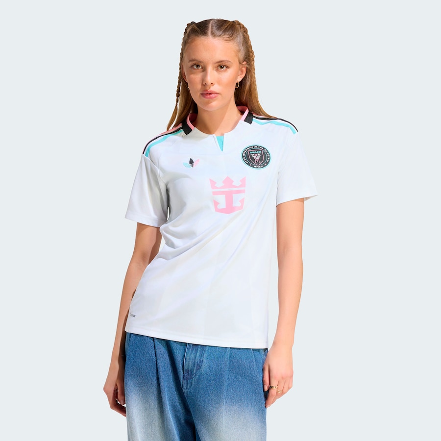 Inter Miami CF adidas Women's 2026 Third Replica Jersey - White thumbnail 2