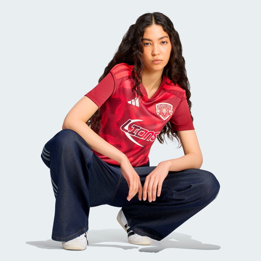 Orlando City SC adidas Women's 2026 Archive Replica Jersey - Red thumbnail 4