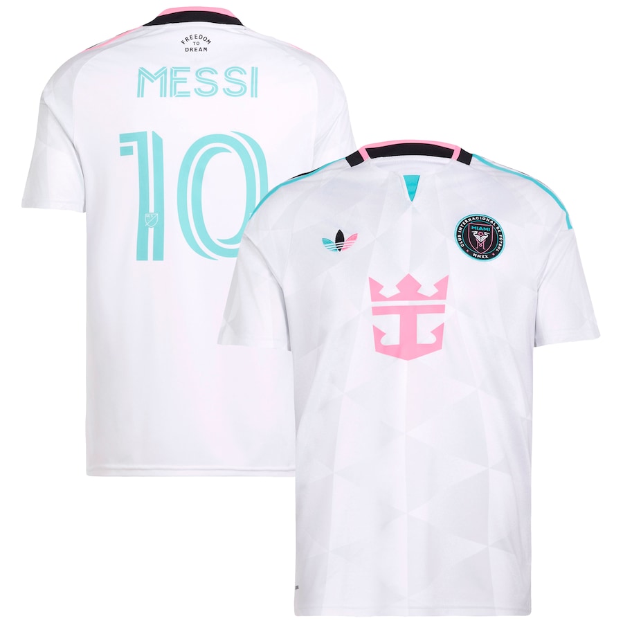 Lionel Messi Inter Miami CF adidas 2026 Third Replica Jersey - White thumbnail 2