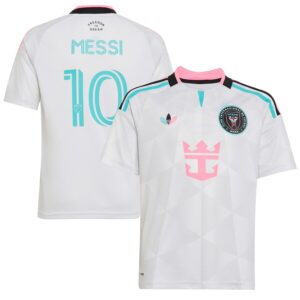 Lionel Messi Inter Miami CF adidas Youth 2026 Third Replica Jersey - White