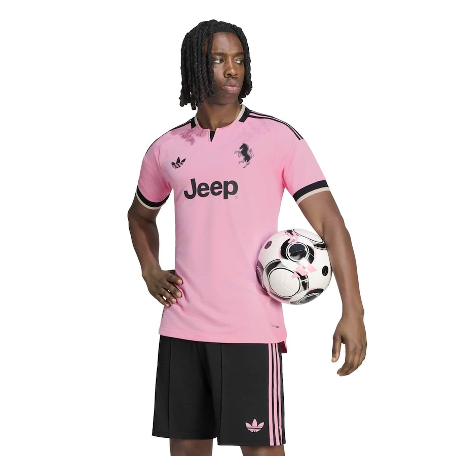 Juventus adidas 2026/27 Away On-Field Authentic Jersey - Pink thumbnail 2