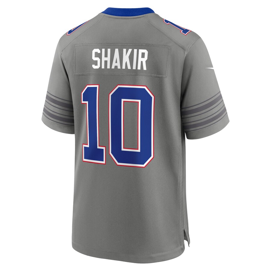 Khalil Shakir Buffalo Bills Nike Nickel City Game Jersey - Gray thumbnail 4