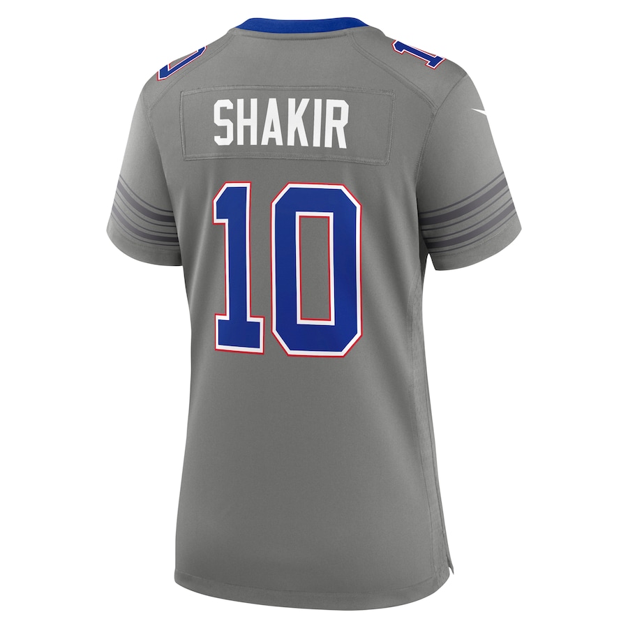 Khalil Shakir Buffalo Bills Nike Women's Nickel City Game Jersey - Gray thumbnail 4