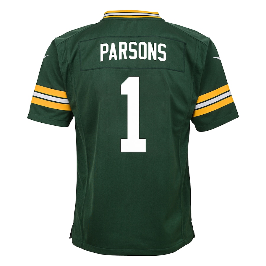 Micah Parsons Green Bay Packers Nike Preschool Team Game Jersey - Green thumbnail 4