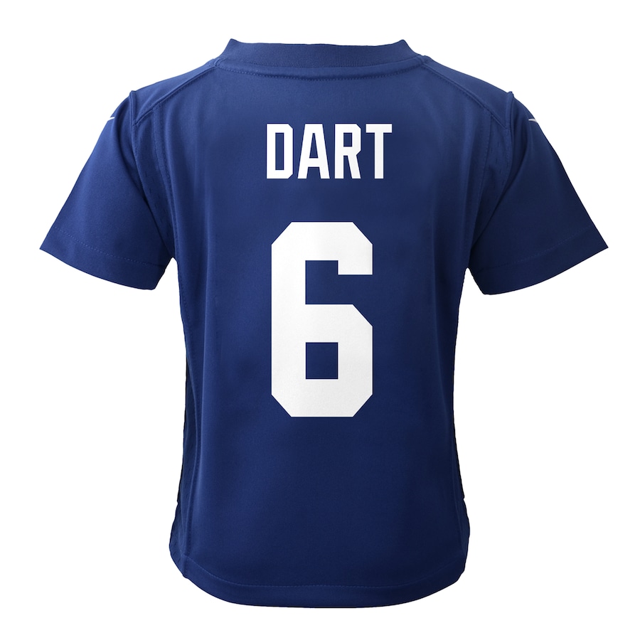 Jaxson Dart New York Giants Nike Preschool Team Game Jersey - Royal thumbnail 4