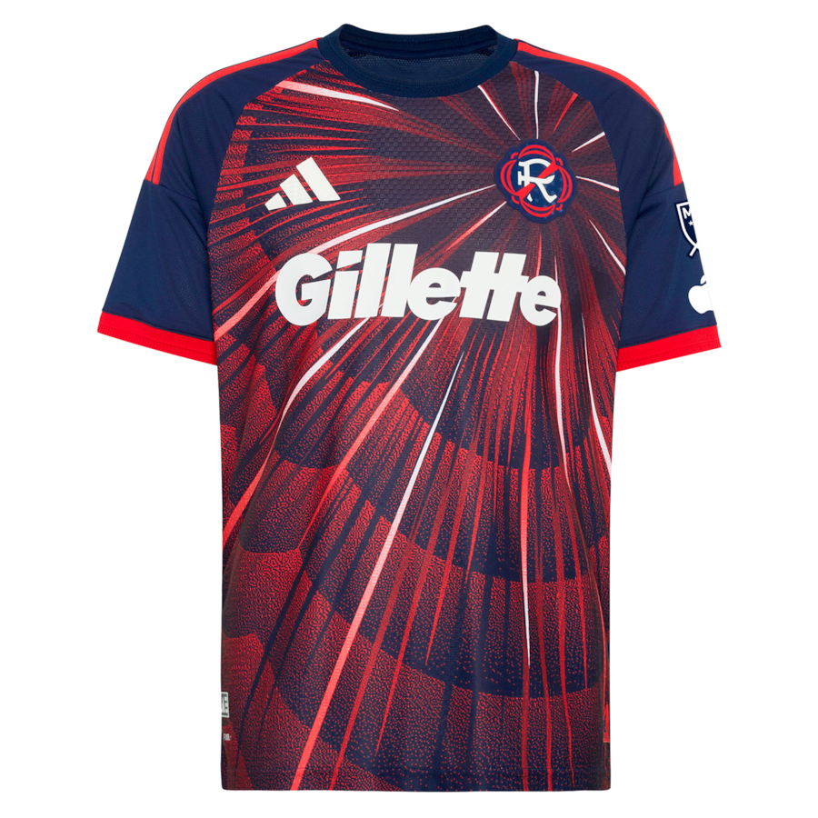 New England Revolution adidas  2026 Independence Day On-Field Authentic Patch Jersey - Blue thumbnail 3