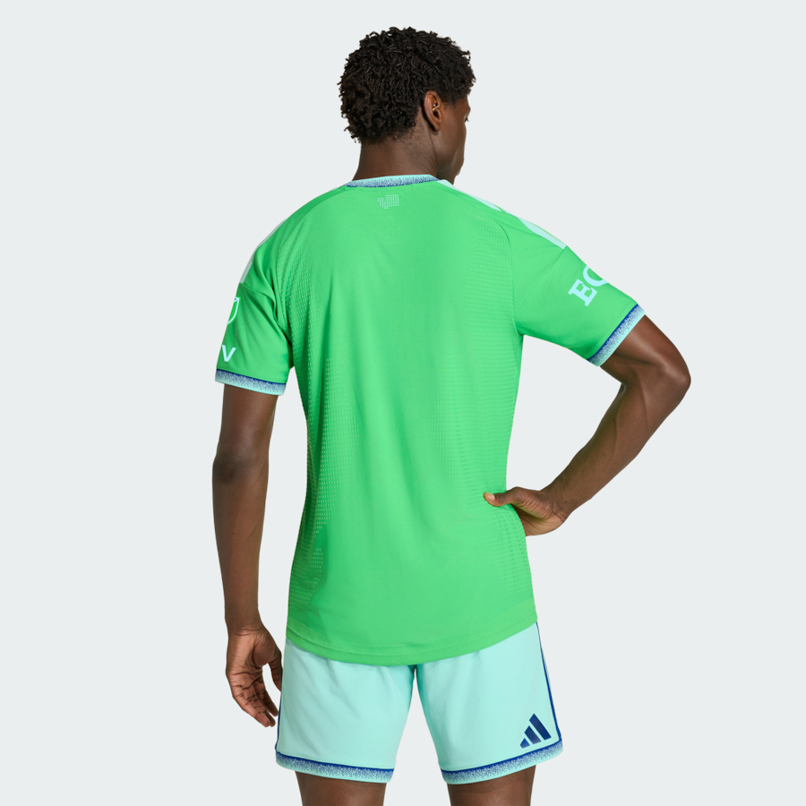 Seattle Sounders FC adidas 2026 The Evergreen State Kit On-Field Authentic Patch Jersey - Rave Green thumbnail 3
