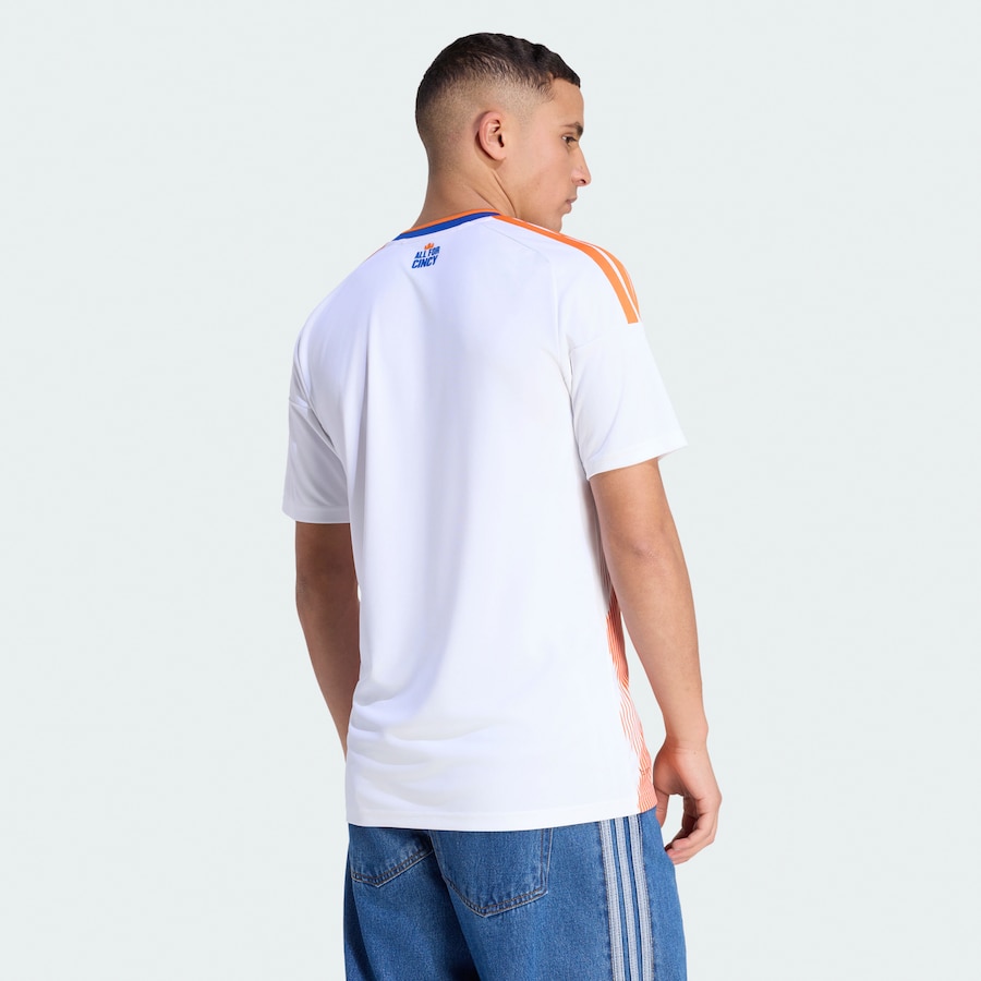 FC Cincinnati adidas 2026 The Seven Hills Kit Replica Jersey - White thumbnail 3