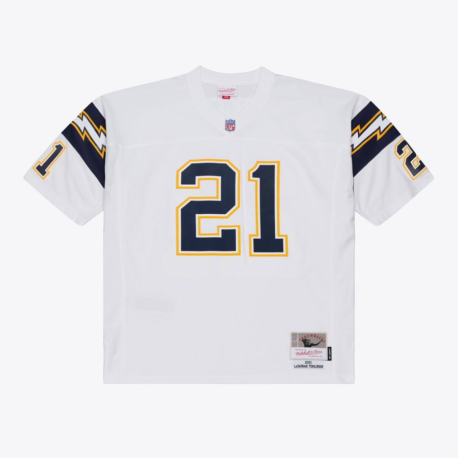 LaDainian Tomlinson San Diego Chargers Mitchell & Ness 2001 Legacy Replica Player Jersey - White thumbnail 1