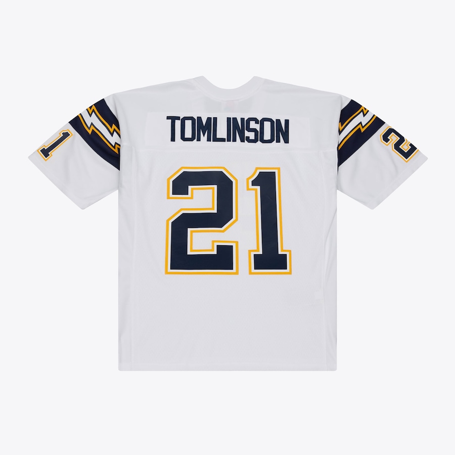 LaDainian Tomlinson San Diego Chargers Mitchell & Ness 2001 Legacy Replica Player Jersey - White thumbnail 3