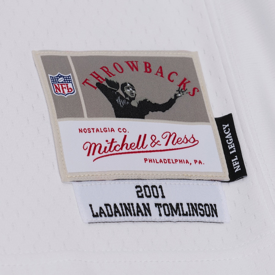 LaDainian Tomlinson San Diego Chargers Mitchell & Ness 2001 Legacy Replica Player Jersey - White thumbnail 5