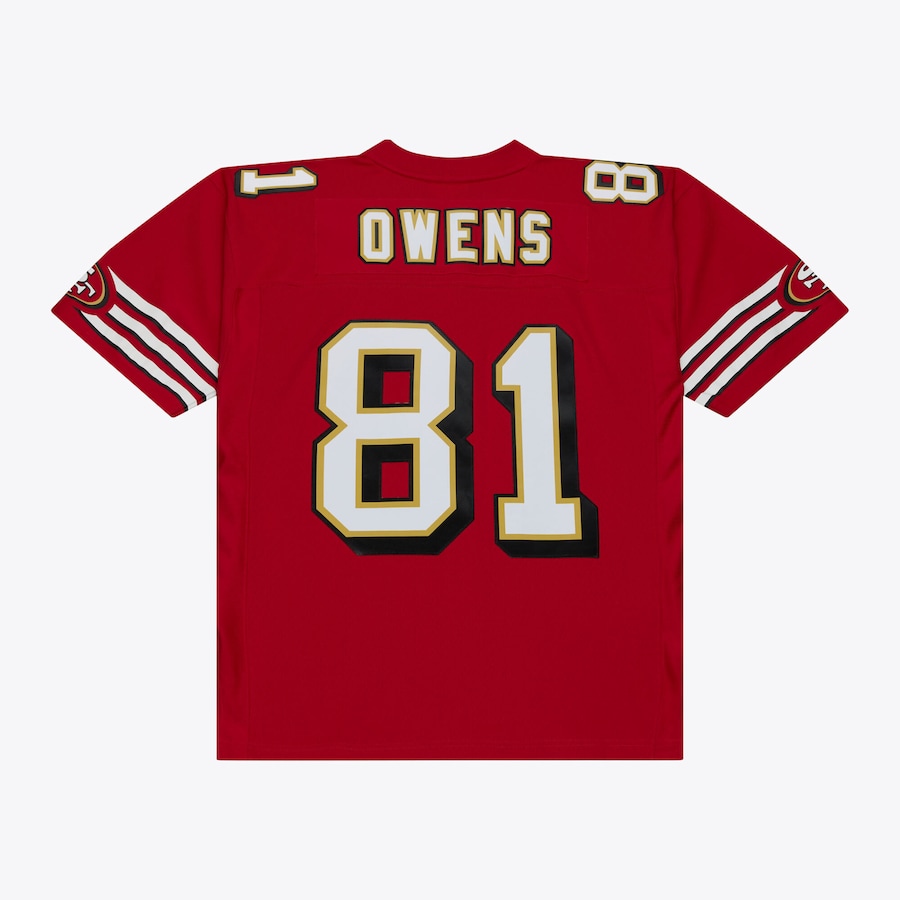 Terrell Owens San Francisco 49ers Mitchell & Ness 1996 Legacy Replica Player Jersey - Red thumbnail 3