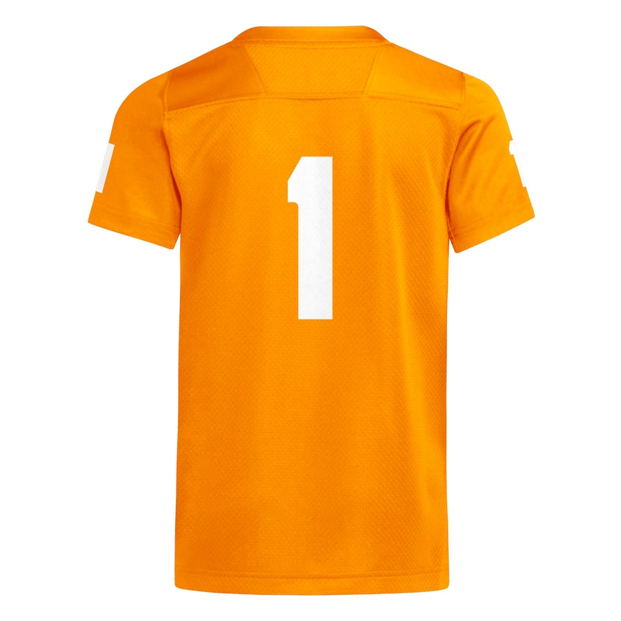 #1 Tennessee Volunteers adidas Youth Replica Football Jersey - Tennessee Orange thumbnail 4