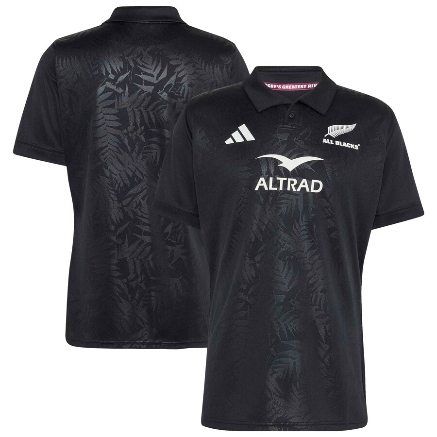 All Blacks adidas Rugby’s Greatest Rivalry Tour Jersey - Black thumbnail 1