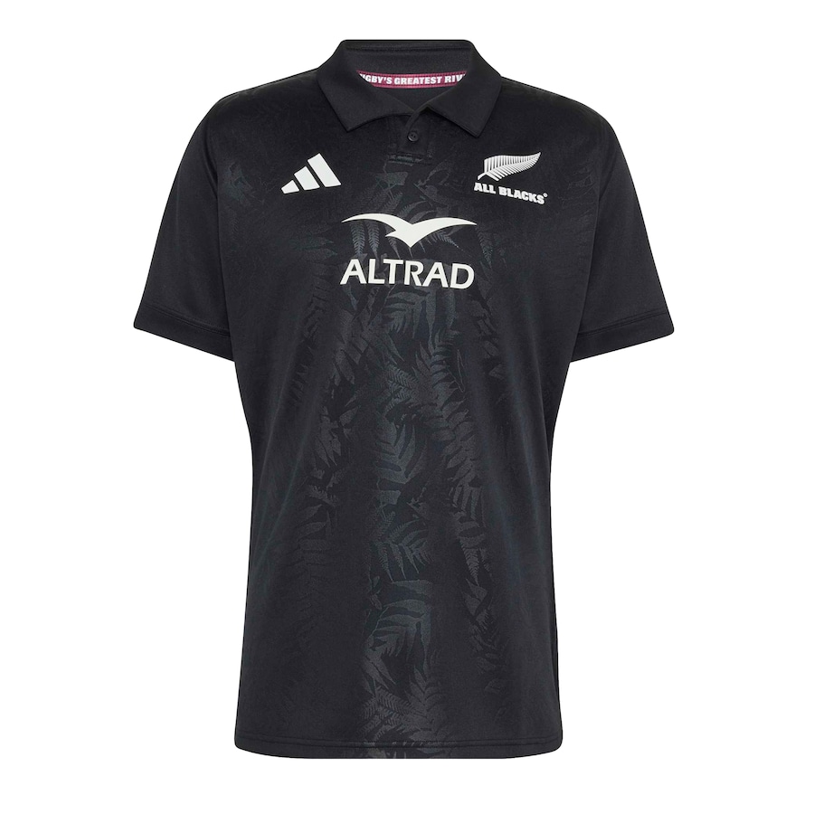 All Blacks adidas Rugby’s Greatest Rivalry Tour Jersey - Black thumbnail 3