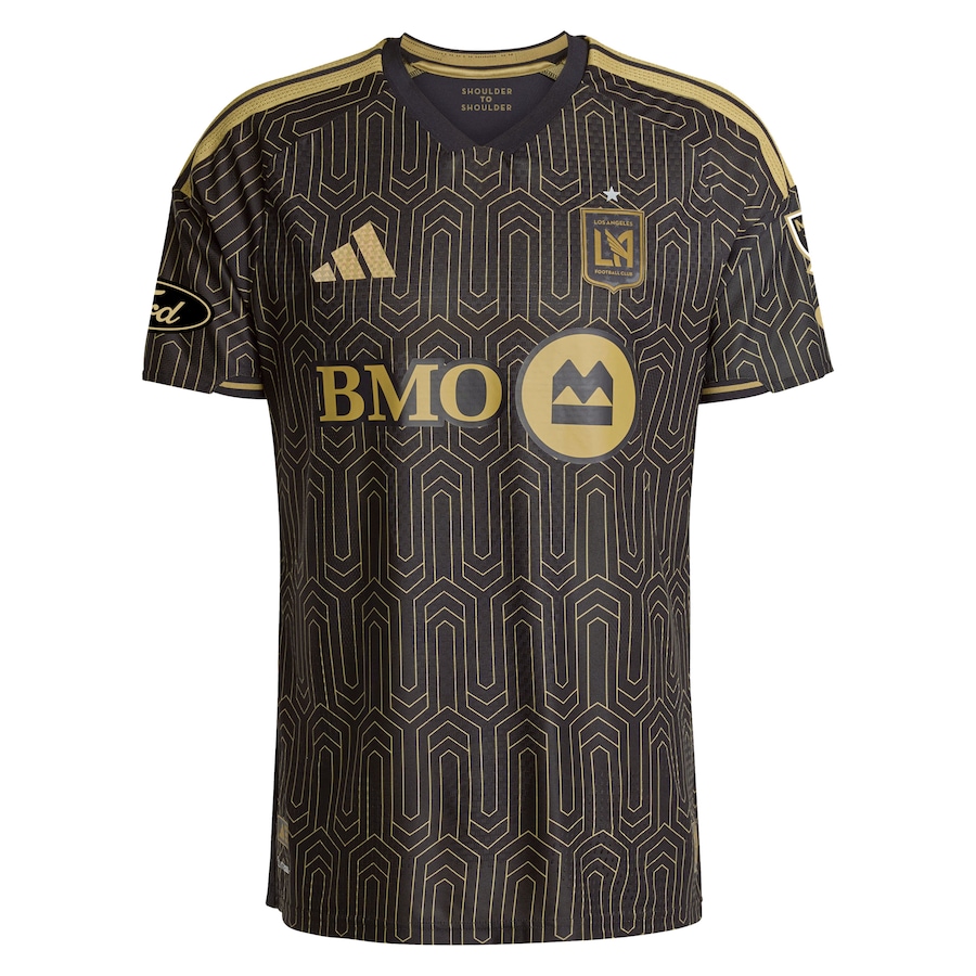 Son Heung-Min LAFC adidas 2026 Primary Kit On-Field Authentic Patch Jersey - Black thumbnail 3