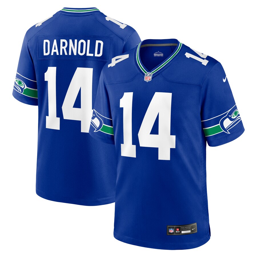 Sam Darnold Seattle Seahawks Nike Alternate Game Player Jersey - Royal thumbnail 1