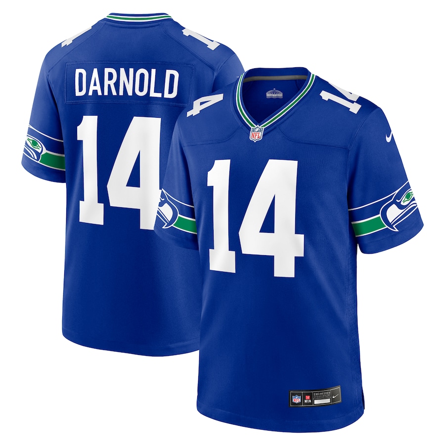Sam Darnold Seattle Seahawks Nike Alternate Game Player Jersey - Royal thumbnail 2