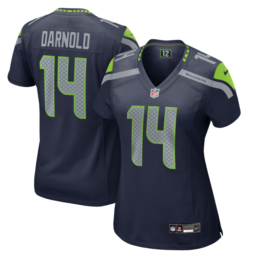 Sam Darnold Seattle Seahawks Nike Women's Team Game Jersey -  College Navy thumbnail 2