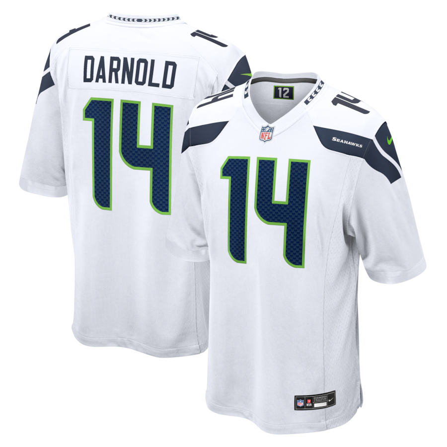 Sam Darnold Seattle Seahawks Nike Game Jersey - White thumbnail 2