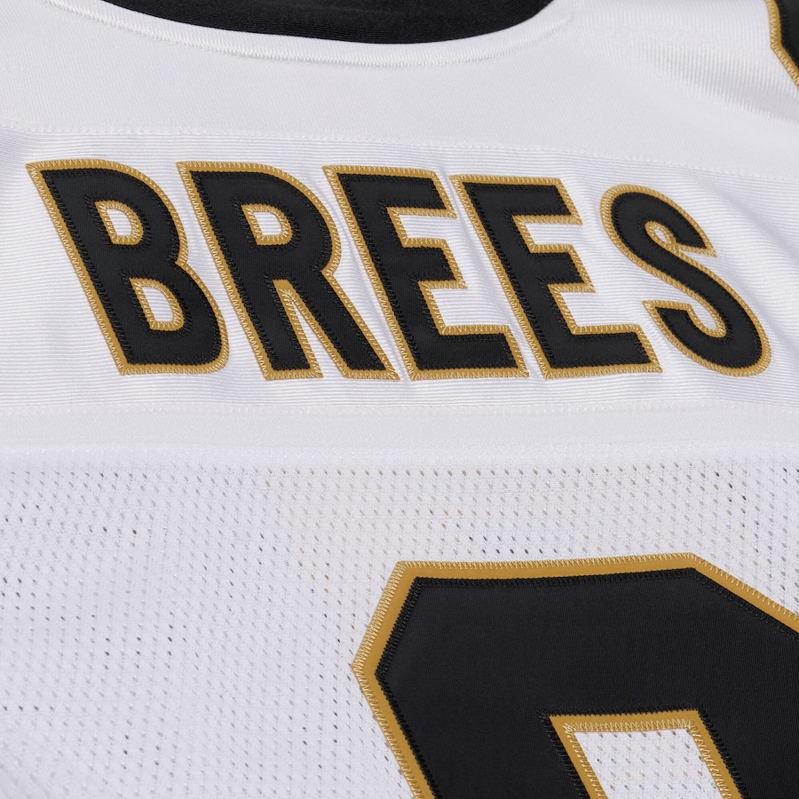 Drew Brees New Orleans Saints Mitchell & Ness Super Bowl XLIV Authentic Jersey - White thumbnail 11