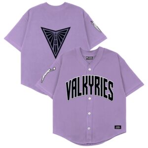 Golden State Valkyries Playa Society Unisex Baseball Fashion Jersey - Purple