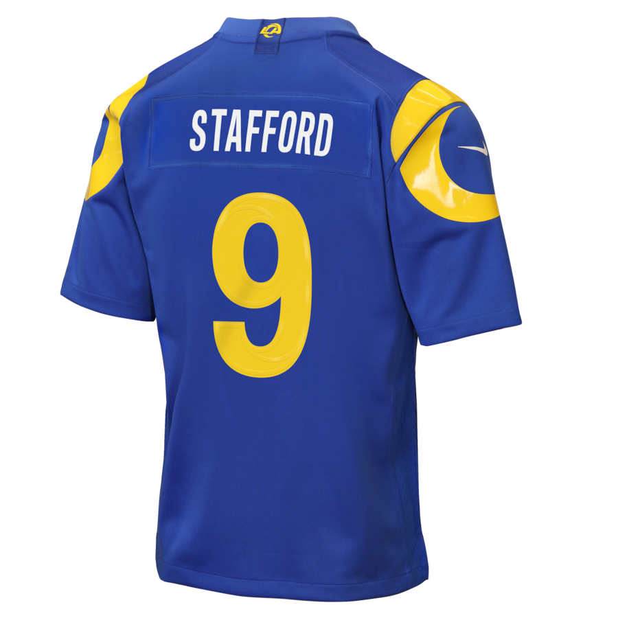 Matthew Stafford Los Angeles Rams Nike Youth Team Game Jersey - Royal thumbnail 4