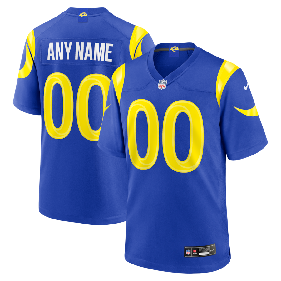 Los Angeles Rams Nike Youth Custom Game Jersey - Royal thumbnail 2