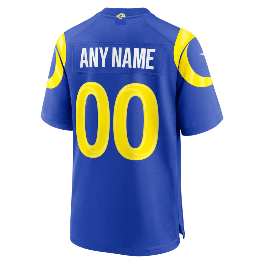 Los Angeles Rams Nike Youth Custom Game Jersey - Royal thumbnail 4