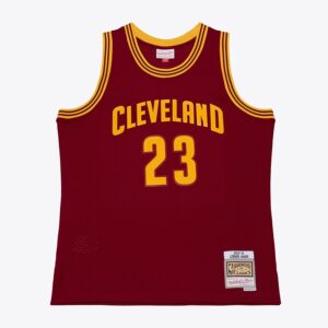 LeBron James Cleveland Cavaliers Mitchell & Ness 2015-16 Swingman Jersey - Wine