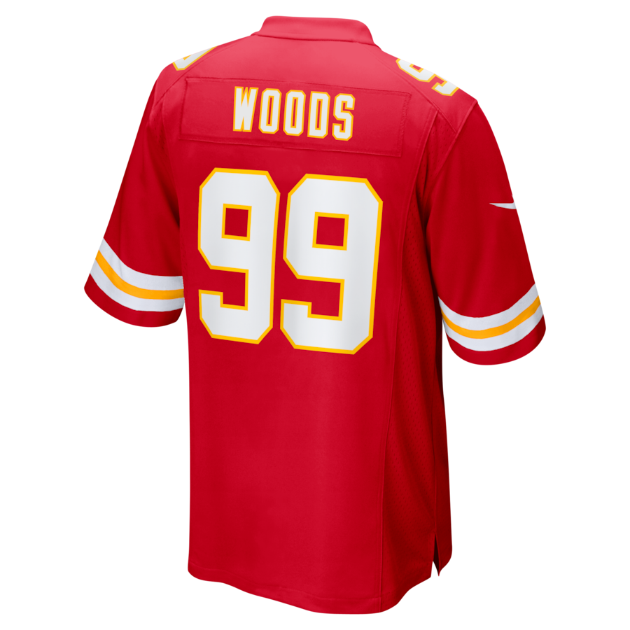 Peter Woods Kansas City Chiefs Nike 2026 NFL Draft First Round Pick No. 29 Team Game Jersey - Red thumbnail 6