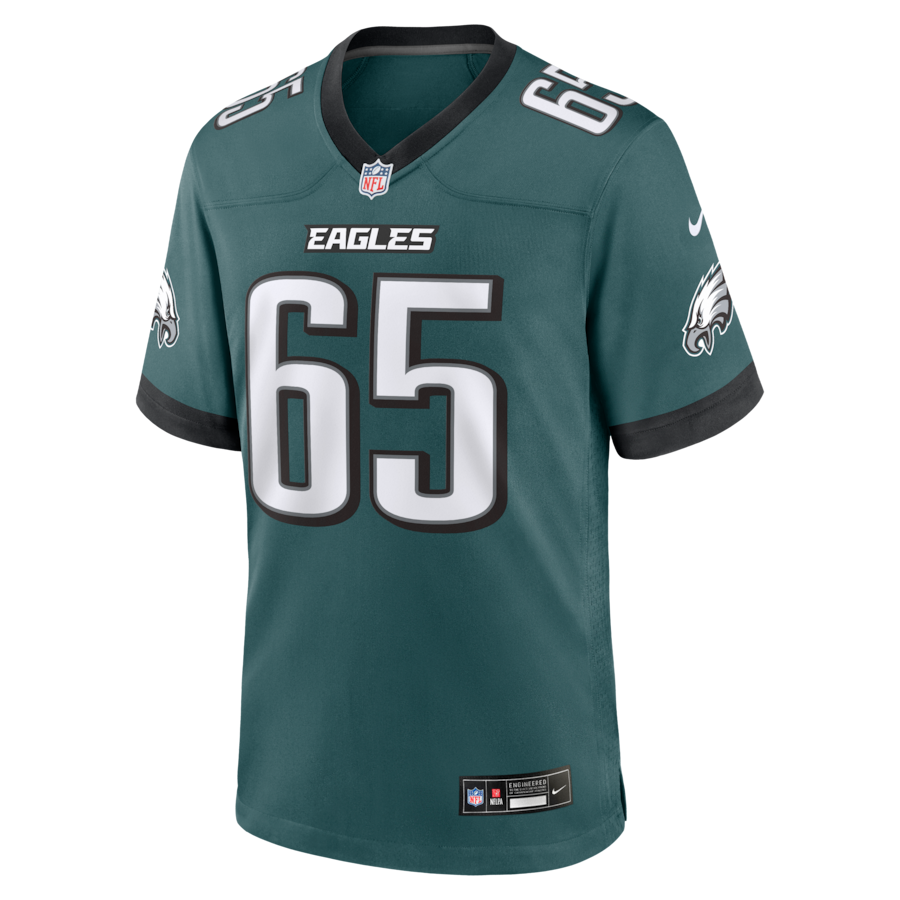 Lane Johnson Philadelphia Eagles Nike Team Game Jersey -  Midnight Green thumbnail 3