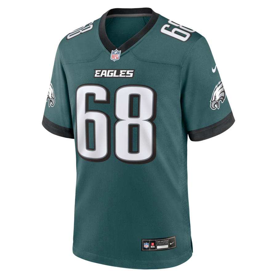 Jordan Mailata Philadelphia Eagles Nike Team Game Jersey -  Midnight Green thumbnail 3